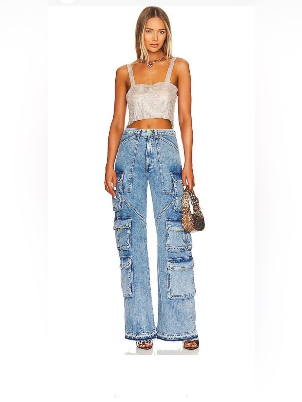 Superdown Mackenzie Crop Top in
Gold Size Medium A348 - Picture 6 of 14